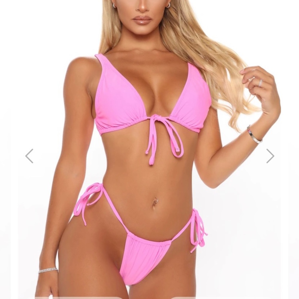 Pink bikini